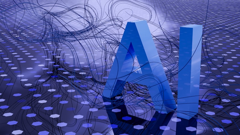 AI and automation technology concept